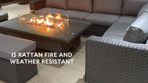 Is Rattan Fire and Weather Resistant?
