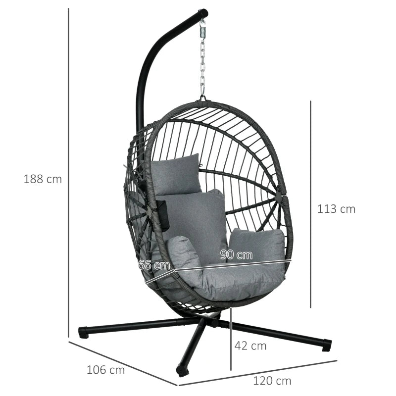 Egg shaped swing chair best sale