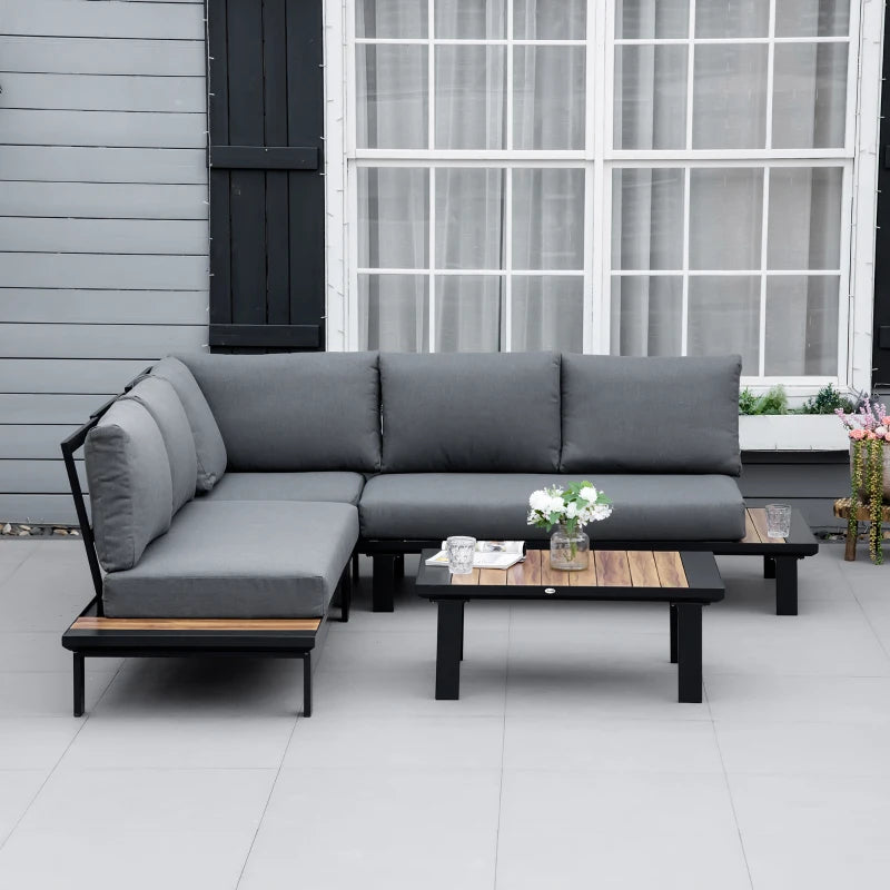 L shaped garden sofa sale