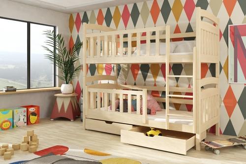 Piotrus Wooden Bunk Bed with Storage