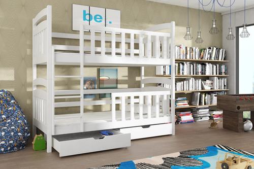 Sebus Wooden Bunk Bed with Storage