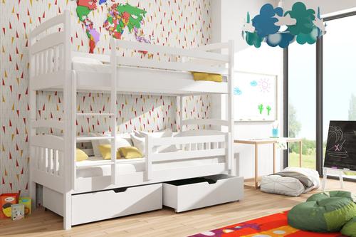Gabi Wooden Bunk Bed with Storage