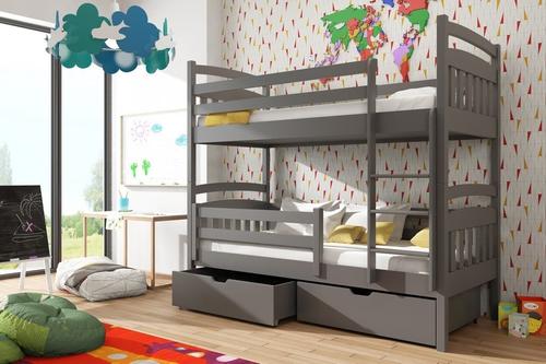 Gabi Wooden Bunk Bed with Storage