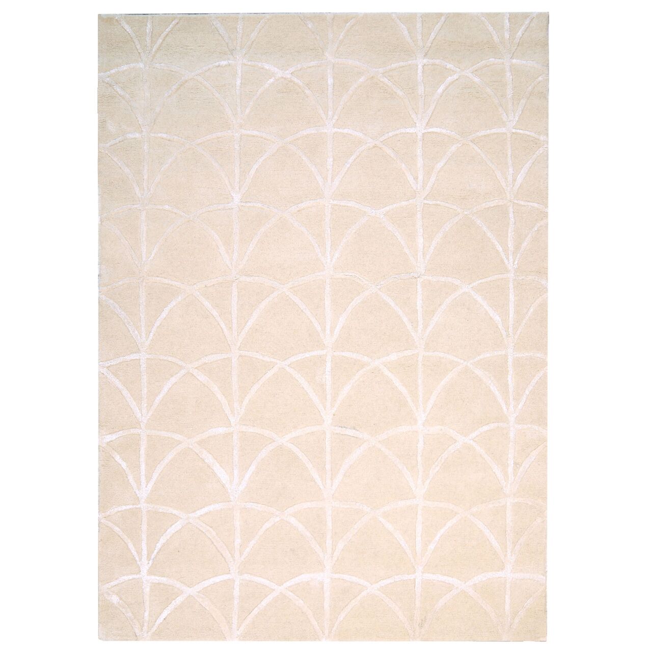 Cream Woollen Rug