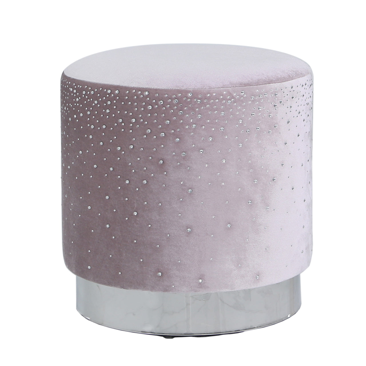 Round Stool with Sparkle Pattern