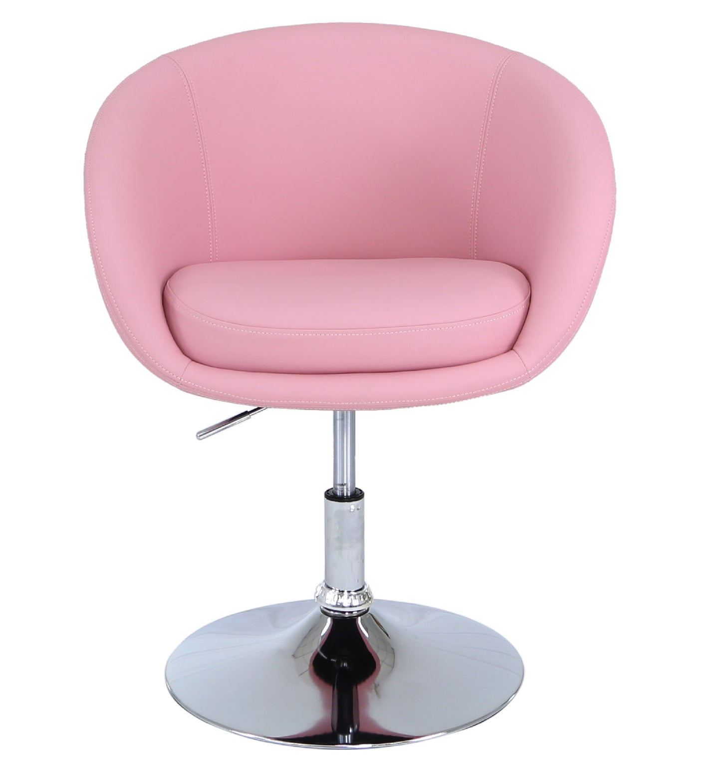 Madison Pink Faux Leather Swivel Chair