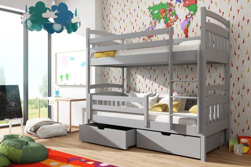 Gabi Wooden Bunk Bed with Storage