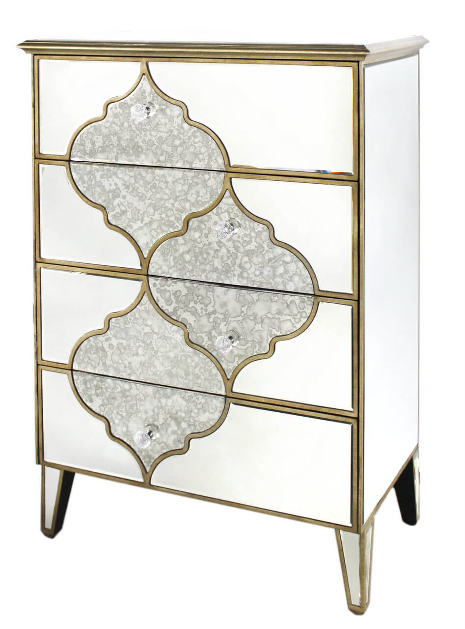 Gatsby Mirror 4 Drawer Chest