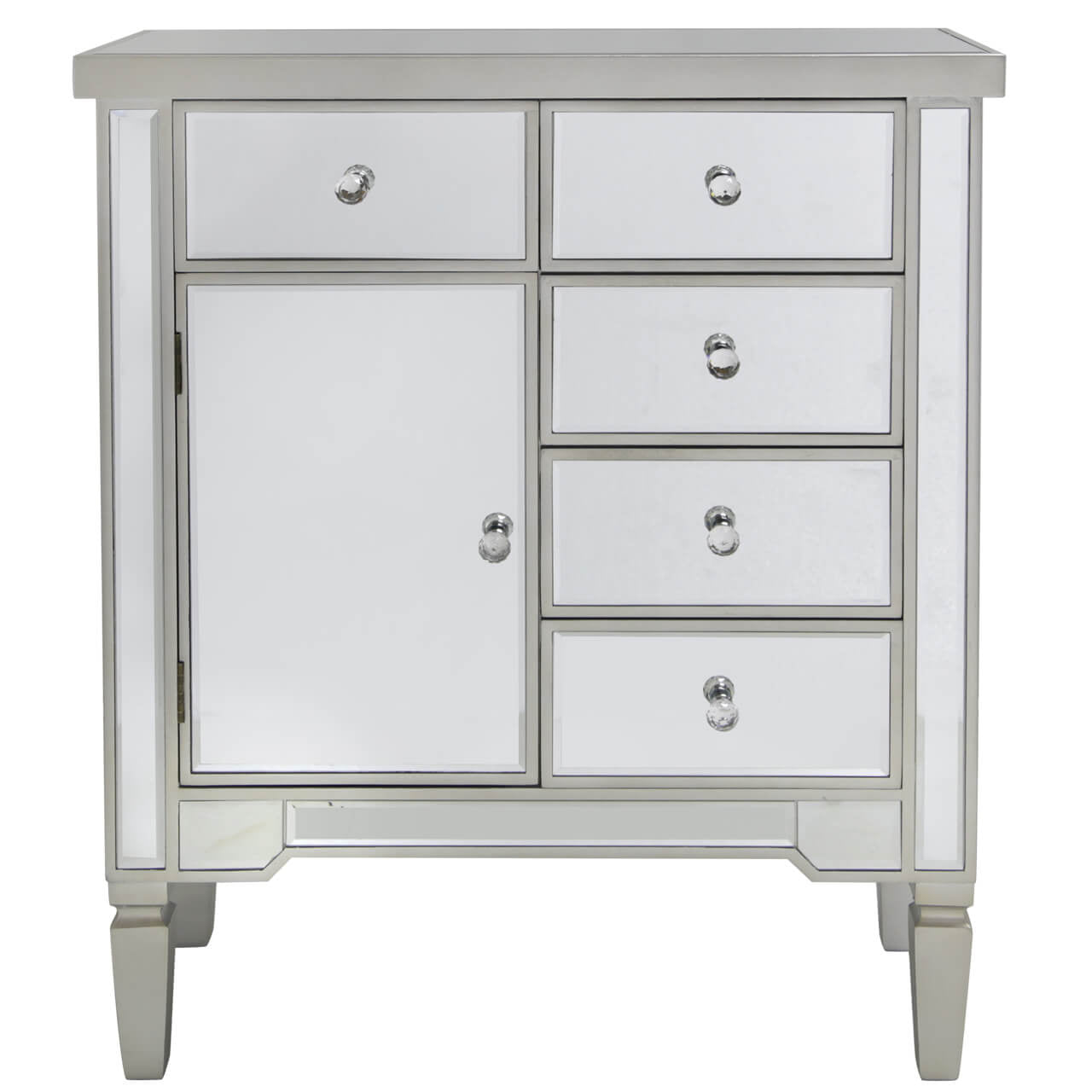 Champagne Chest with Crystal Handles