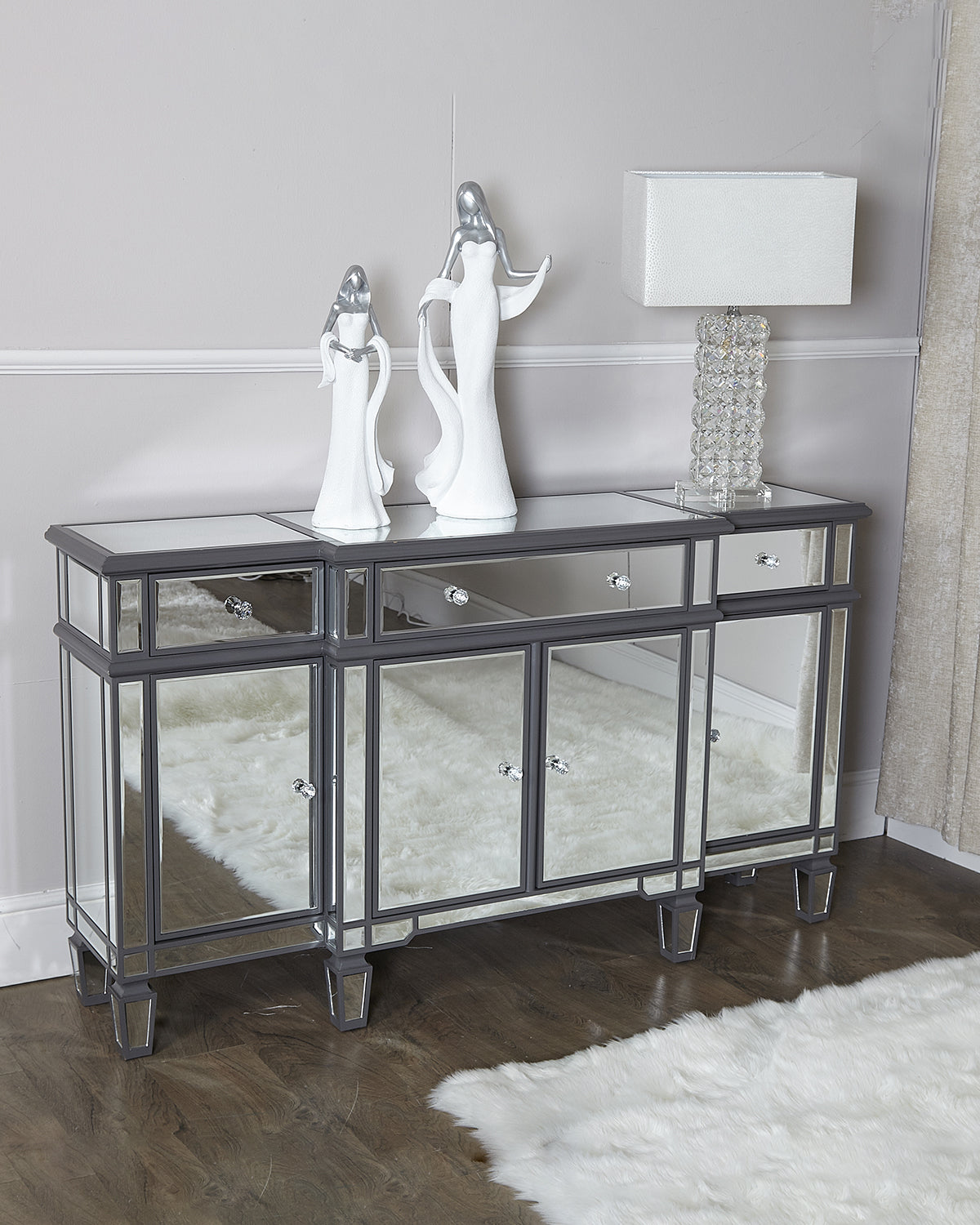Lexi 3 Drawer 4 Door Side Cabinet