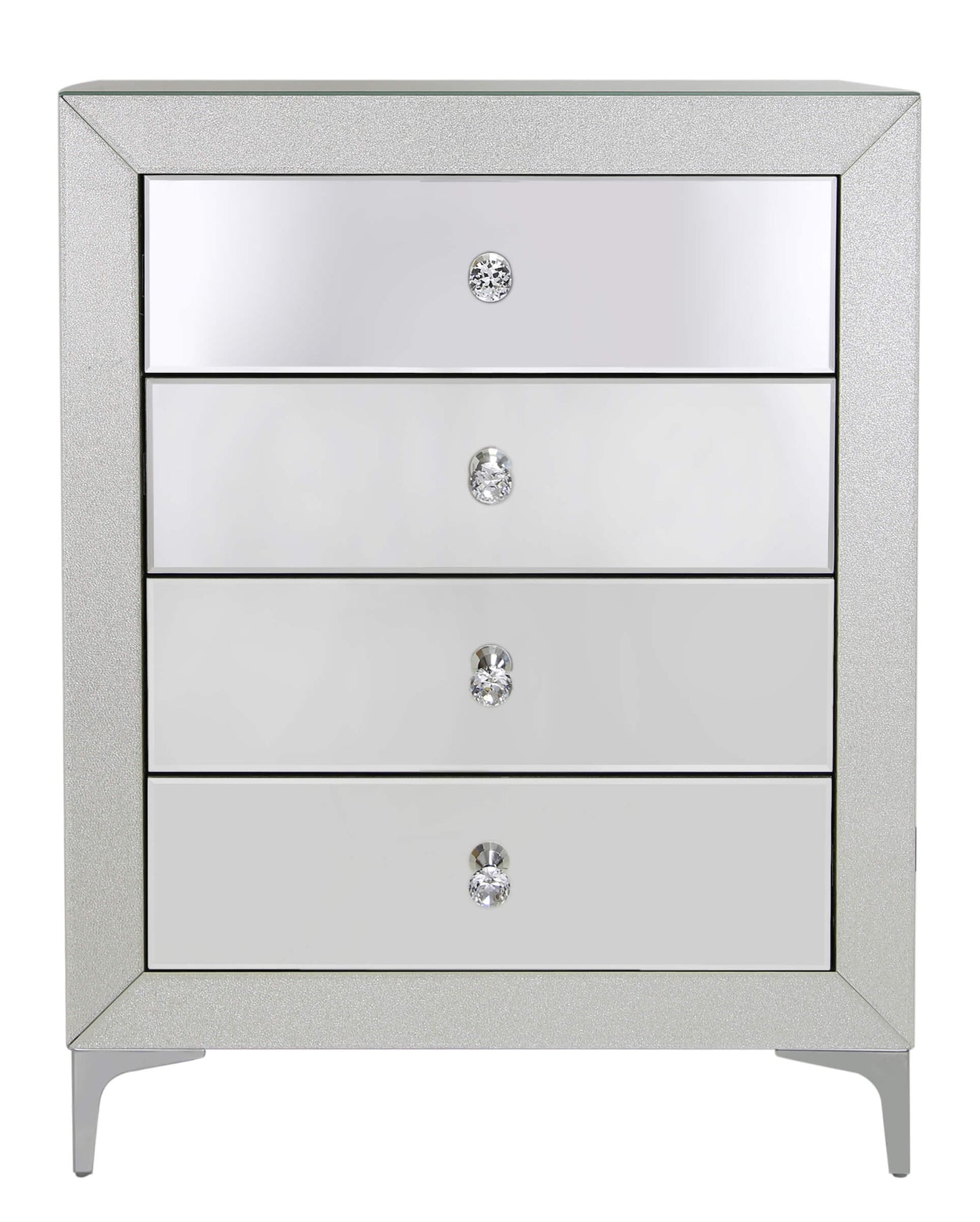 Sparkle Champagne 4 Drawer Cabinet