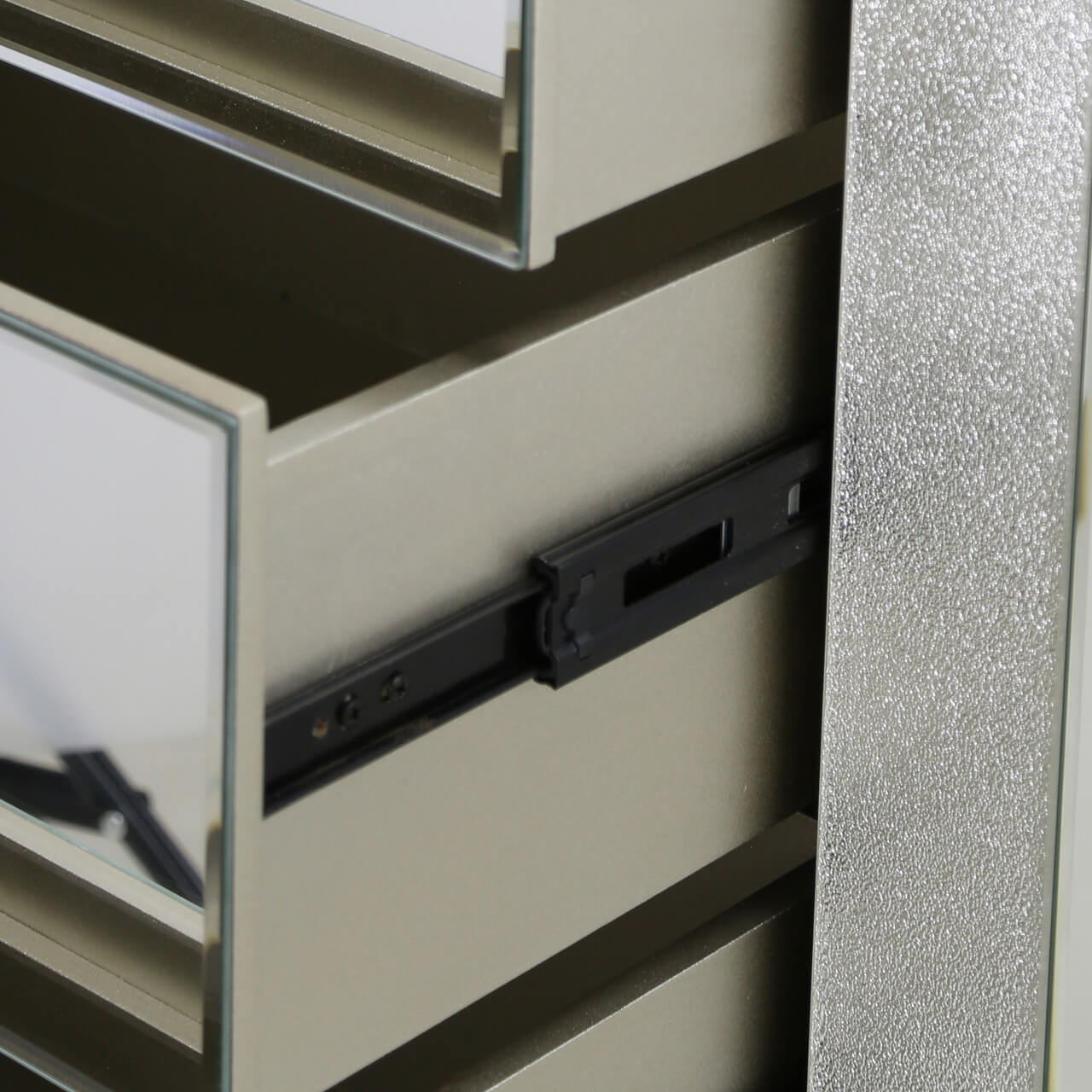 Sparkle Champagne 4 Drawer Cabinet