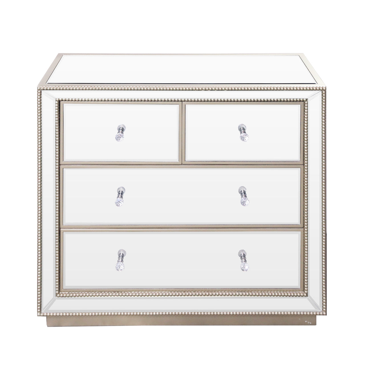 Cressona Mirrored 4 Drawer Cabinet