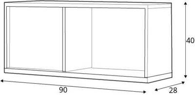 Bambino Wall Hung Cabinet