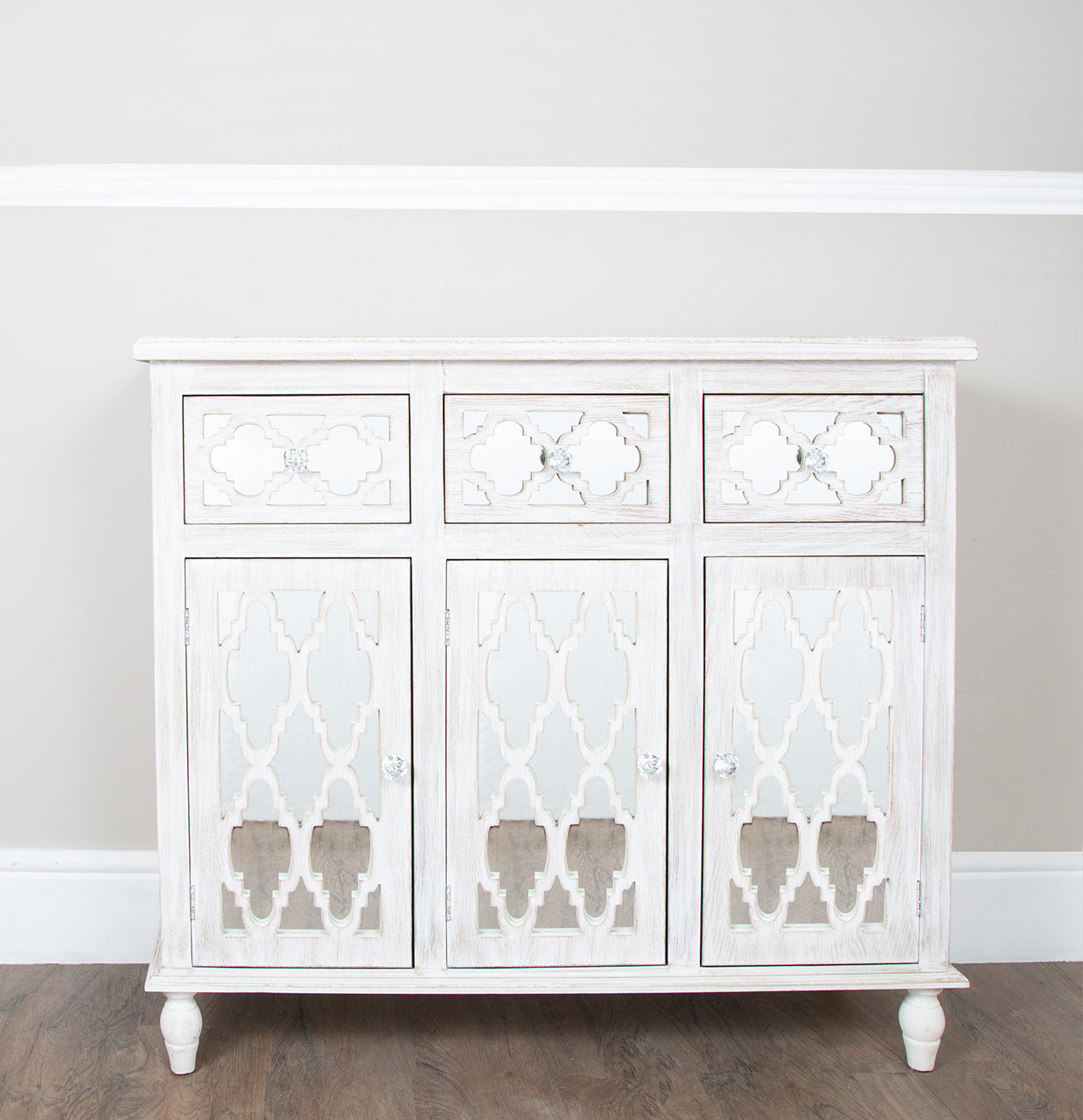 The Harvey Beach Long 3 Door Cabinet