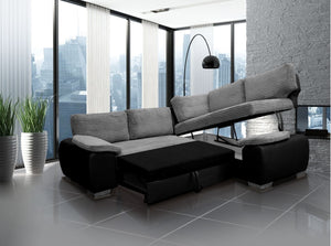 Enzo Corner Sofabed with Storage