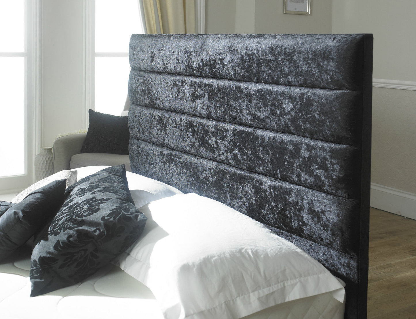 Luxe Velvet Bed (Pay Weekly)