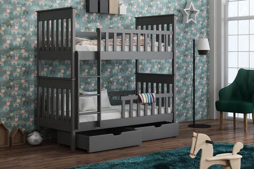 Oliver Wooden Bunk Bed with Storage