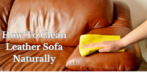 How to Clean Leather Sofa Naturally