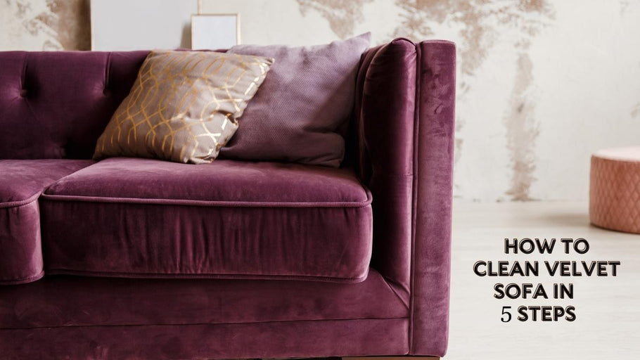 How to Clean Velvet Sofa in 5 Steps