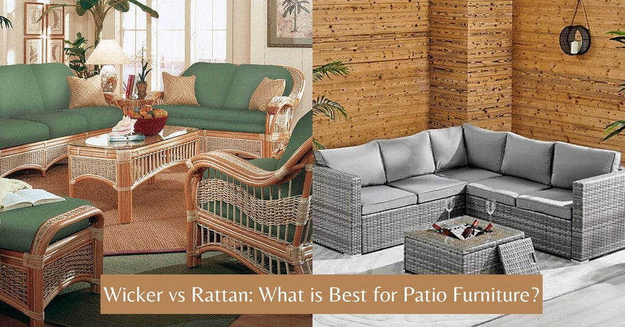 Wicker vs Rattan: What is Best for Garden Furniture?