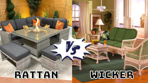 Rattan Vs Wicker- What's the Difference between them