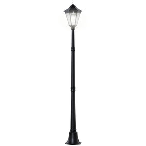 Solar LED Garden Lamp Post Light with Aluminum Frame