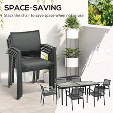 Outsunny Seven-Piece Casual Outdoor Dining Set