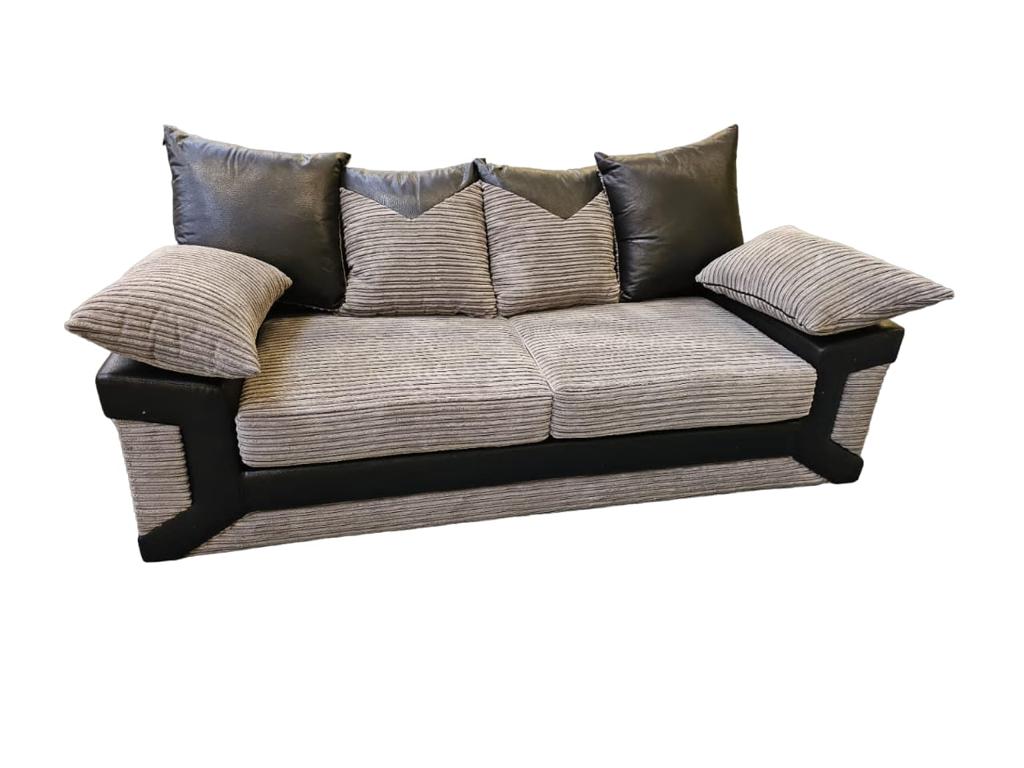 Dion Grey 3 & 3 Sofa