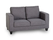 Grey Fabric Box Sofa