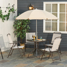 6-Piece Garden Patio Furniture Bistro Set