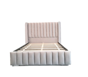 Panel Wingback Bed