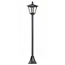 Outdoor Garden Solar Post Lamp Sensor Dimmable LED Lantern 