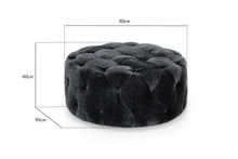 Ankara Sofa Slate Footstool Dimensions