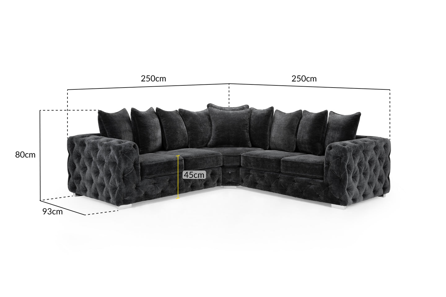 Ankara_Sofa Large corner dimensions