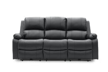 Axel Black Electric Recliner Sofa 