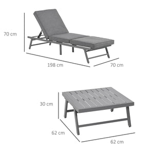 6-Seater Corner Sofa Set with Adjustable Backrest Chaise Lounge