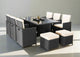 CUBE RATTAN GARDEN FURNITURE SET CHAIRS SOFA TABLE OUTDOOR PATIO WICKER 10 SEATS