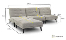 Calina Universal Corner Sofa Bed Dimensions