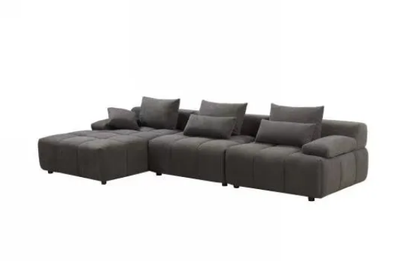 Corner Sofa In Dark Brown