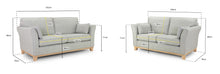 Delta Sofa 3+ 2Seater Dimensions