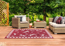 Terrace Outdoor Dragonfly Rug