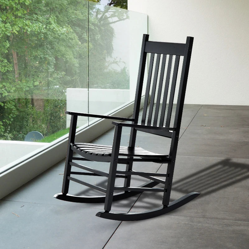 Black porch rocking chair hotsell