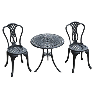 3PCs Bistro Set - Metal Frame, Mosaic Design