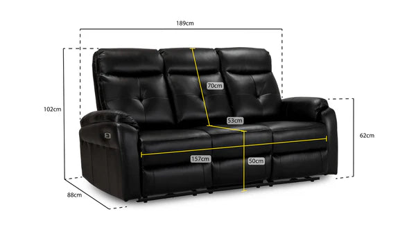 Jonas Electric Recliner Sofa