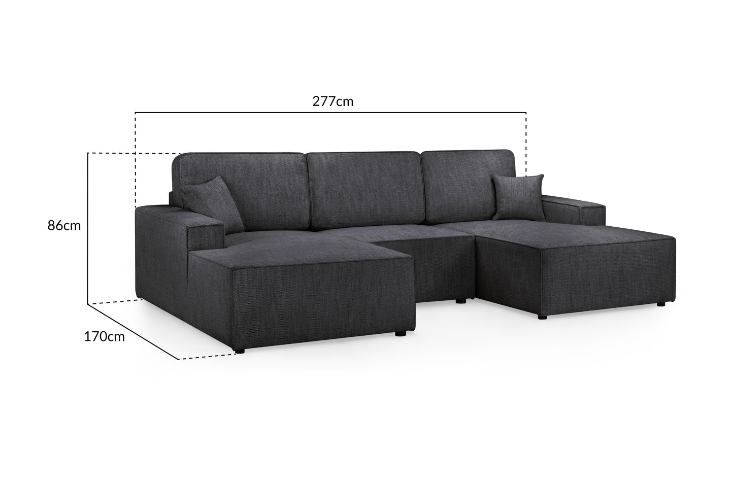 Leo Cinema U Shape Corner Sofa