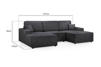 Leo Cinema U Shape Corner Sofa