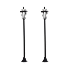 2 PCS Solar LED Garden Lights Lamp Post