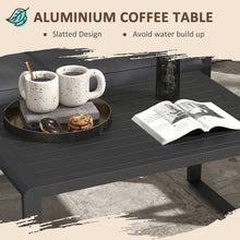 Four-Piece Aluminium Garden Dining Set with Cushions