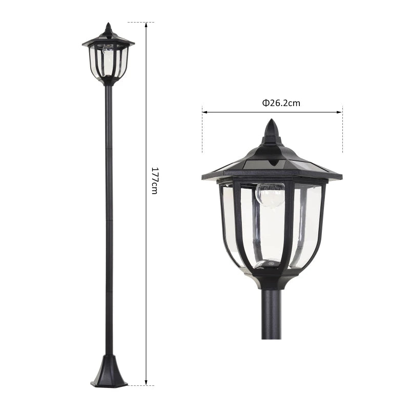 Outdoor Garden Solar Post Lamp Sensor LED Light – Furnico Living